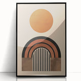 Eclectic Boho Decor | Artistic Bohemian Wall Art | Geometric Circle Design