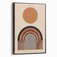 Eclectic Boho Decor | Artistic Bohemian Wall Art | Geometric Circle Design