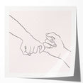 Bohemian Wall Art | Romantic Boho Hand Sketch Decor Canvas | Eclectic Art Print