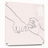 Bohemian Wall Art | Romantic Boho Hand Sketch Decor Canvas | Eclectic Art Print