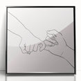 Bohemian Wall Art | Romantic Boho Hand Sketch Decor Canvas | Eclectic Art Print