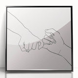 Bohemian Wall Art | Romantic Boho Hand Sketch Decor Canvas | Eclectic Art Print