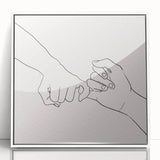 Bohemian Wall Art | Romantic Boho Hand Sketch Decor Canvas | Eclectic Art Print