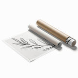 Bohemian Wall Art | Minimalist Botanical Line Drawing | Nature-Inspired Decor