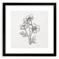 Bohemian Wall Art | Elegant Floral Boho Decor Canvas | Eclectic Art Print