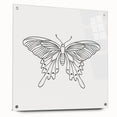 Bohemian Wall Art | Butterfly Boho Decor Canvas | Eclectic Art Print
