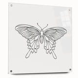 Bohemian Wall Art | Butterfly Boho Decor Canvas | Eclectic Art Print