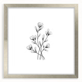 Bohemian Wall Art | Minimalist Floral Boho Decor Canvas | Eclectic Art Print