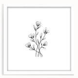 Bohemian Wall Art | Minimalist Floral Boho Decor Canvas | Eclectic Art Print