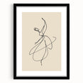 Bohemian Wall Art | Graceful Dancer Line Drawing | Minimalist Art Print