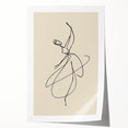 Bohemian Wall Art | Graceful Dancer Line Drawing | Minimalist Art Print