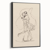 Bohemian Wall Art | Romantic Boho Decor Canvas | Eclectic Art Print