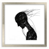 Bohemian Wall Art | Dark Abstract Boho Decor Canvas | Eclectic Art Print