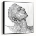 Bohemian Wall Art | Abstract Boho Decor Canvas | Eclectic Art Print