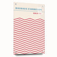 Bohemian Wall Art | Bauhaus Exhibition Berlin 1919 Boho Canvas | Zigzag Print