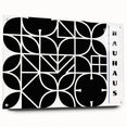 Bohemian Wall Art | Modern Monochrome Geometric Boho Canvas Print