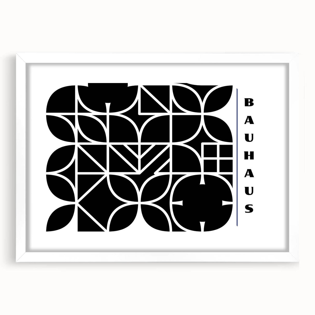Bohemian Wall Art | Modern Monochrome Geometric Boho Canvas Print