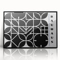Bohemian Wall Art | Modern Monochrome Geometric Boho Canvas Print