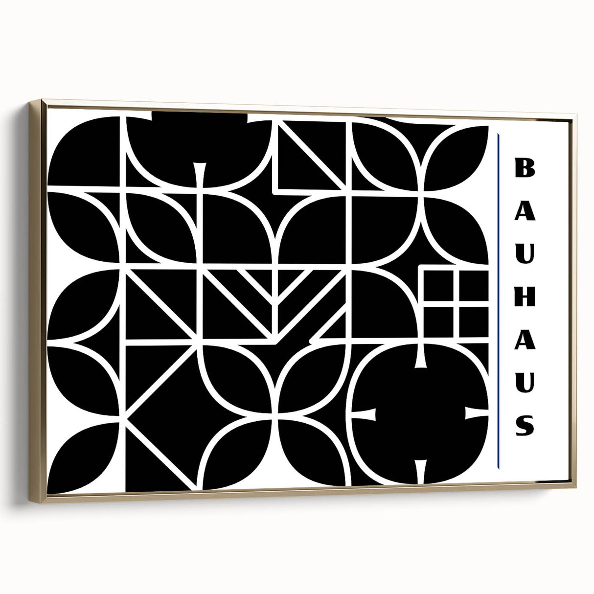 Bohemian Wall Art | Modern Monochrome Geometric Boho Canvas Print