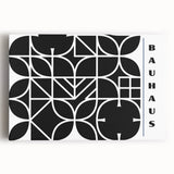 Bohemian Wall Art | Modern Monochrome Geometric Boho Canvas Print