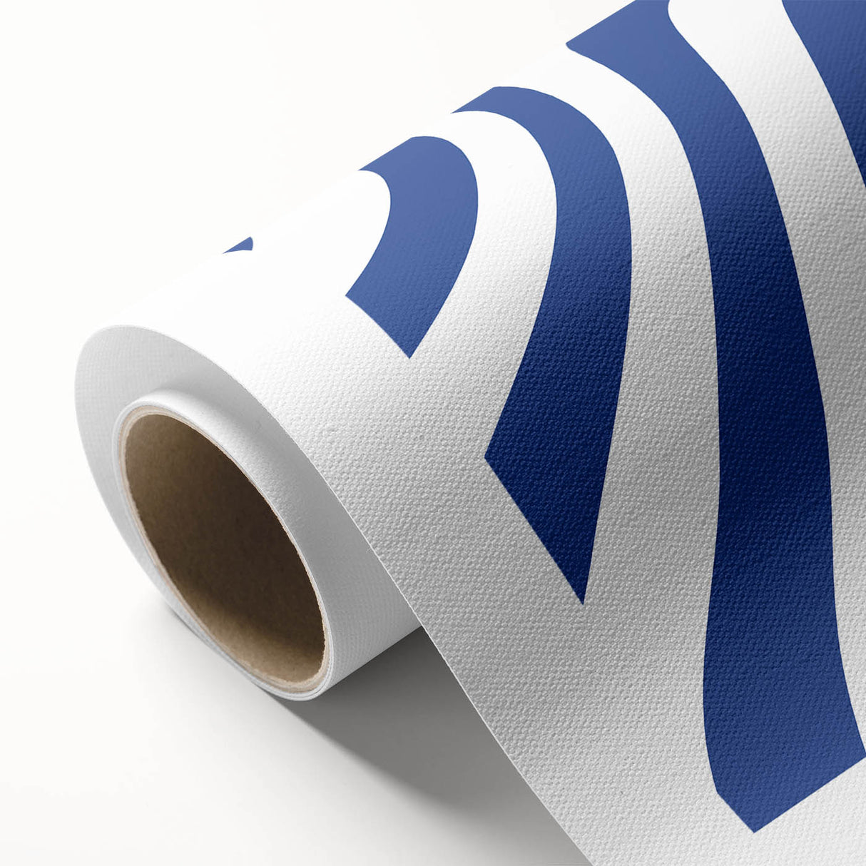 Bohemian Wall Art | Blue & White Bauhaus-Inspired Boho Canvas Print