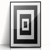 Bohemian Wall Art | Geometric Boho Decor Canvas | Eclectic Art Print
