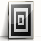 Bohemian Wall Art | Geometric Boho Decor Canvas | Eclectic Art Print