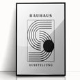 Bohemian Wall Art | Bauhaus-Inspired Eclectic Boho Canvas | Geometric Art Print