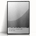 Bohemian Wall Art | Bauhaus-Inspired Wavy Boho Canvas | Eclectic Art Print