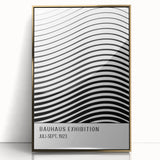 Bohemian Wall Art | Bauhaus-Inspired Wavy Boho Canvas | Eclectic Art Print
