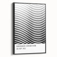 Bohemian Wall Art | Bauhaus-Inspired Wavy Boho Canvas | Eclectic Art Print