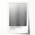 Bohemian Wall Art | Bauhaus-Inspired Wavy Boho Canvas | Eclectic Art Print