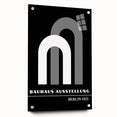 Bohemian Wall Art | Bauhaus-Inspired Arches Boho Canvas | Eclectic Art Print