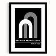 Bohemian Wall Art | Bauhaus-Inspired Arches Boho Canvas | Eclectic Art Print