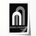 Bohemian Wall Art | Bauhaus-Inspired Arches Boho Canvas | Eclectic Art Print