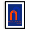 Bohemian Wall Art | Bauhaus Ausstellung 1923 Boho Canvas | Arch Shapes