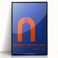 Bohemian Wall Art | Bauhaus Ausstellung 1923 Boho Canvas | Arch Shapes