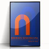 Bohemian Wall Art | Bauhaus Ausstellung 1923 Boho Canvas | Arch Shapes