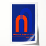 Bohemian Wall Art | Bauhaus Ausstellung 1923 Boho Canvas | Arch Shapes
