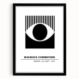 Bohemian Wall Art | Bauhaus Eye Boho Decor Canvas | Eclectic Art Print