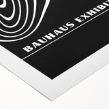 Bohemian Wall Art | Abstract Bauhaus Flowing Lines Canvas | Eclectic Print