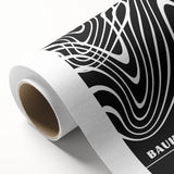 Bohemian Wall Art | Abstract Bauhaus Flowing Lines Canvas | Eclectic Print