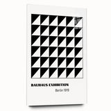 Bohemian Wall Art | Bauhaus Geometric Triangles Boho Canvas | Eclectic Print