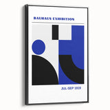 Bohemian Wall Art | Bauhaus Exhibition 1919 Boho Canvas | Geometric Decor
