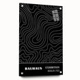 Bohemian Wall Art | Abstract Bauhaus Line Art Boho Canvas | Eclectic Print