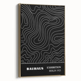 Bohemian Wall Art | Abstract Bauhaus Line Art Boho Canvas | Eclectic Print