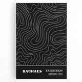 Bohemian Wall Art | Abstract Bauhaus Line Art Boho Canvas | Eclectic Print