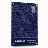 Bohemian Wall Art | Bauhaus Exhibition 1923 Boho Canvas | Flowing Line Art