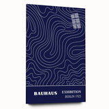 Bohemian Wall Art | Bauhaus Exhibition 1923 Boho Canvas | Flowing Line Art