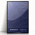 Bohemian Wall Art | Bauhaus Exhibition 1923 Boho Canvas | Flowing Line Art